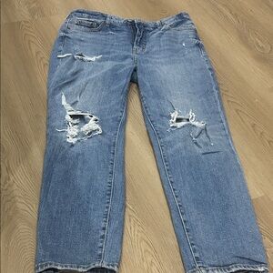 High rise straight leg Blue Women's old navy Jeans